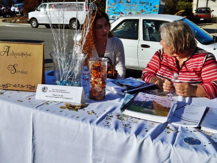 Two Women Working the Game Booth
